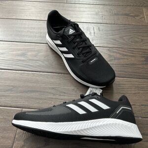 adidas Runfalcon 2.0 Running Shoes Men's Size 10.5 Black/ White FY5943